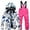 Pink, variant on Toddler Ski Suit Boys Two-piece set Ski Suits Heated Snow Suit Windproof Waterproof Boys Winter Coat And Snow Pants Set Boys Snow Suit Size S