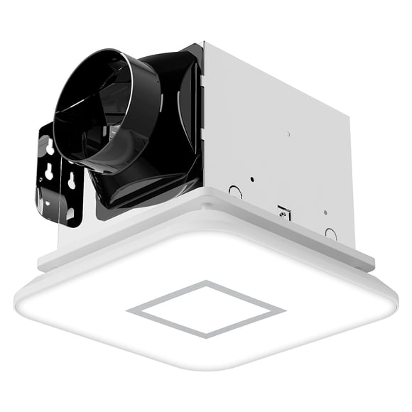 Ventilador de baño con luz Fitop 110CFM 1.0 Sones 1200lm LED