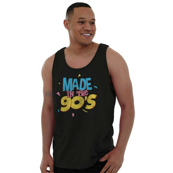 Made In The Nineties Throwback 90s Tank Top T Shirts Men Women Brisco Brands S