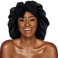 thumbnail image 2 of Silk Bonnet Satin Bonnet For Sleeping Bonnet With Tie Band Night Cap, 2 of 4