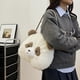 thumbnail image 4 of Bolso Bandolera Panda, Bolso De Hombro Con Diseño De Animalito, Bolso De Peluche Estilo Japonés, Correa Ajustable Para Salidas Informales, Ligero Para Uso Diario, 4 of 6