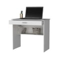 thumbnail image 5 of White Storage Desk With Drawer And Shelf, 5 of 6