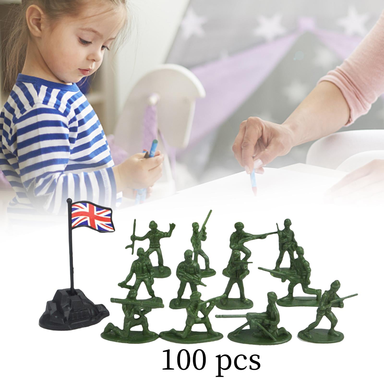 40034 - WWII IWO Jima US Marines Plastic Army Men - 36 Piece - Hub Hobby