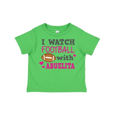 

Inktastic I Watch Football with My Abuelita Gift Toddler Boy or Toddler Girl T-Shirt