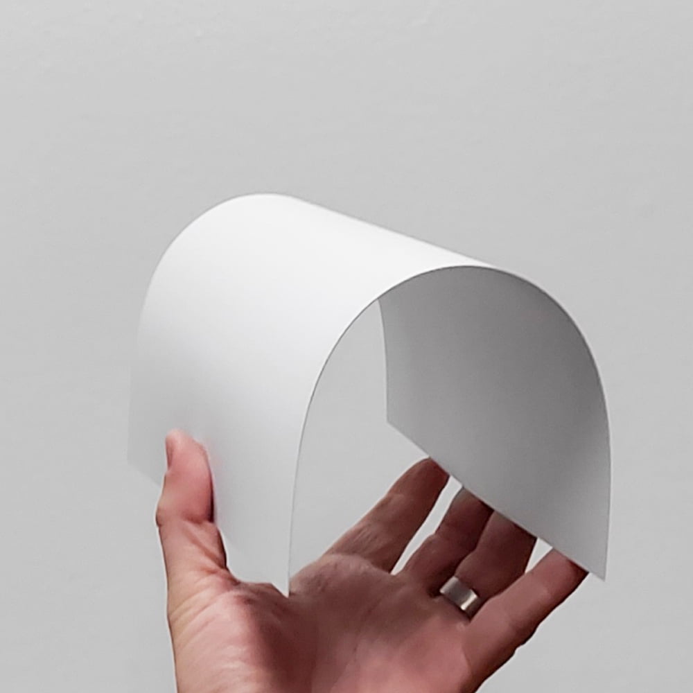 Superior Graphic Supplies White Gloss/Gloss Rigid Vinyl Sheet - .030 inches (30mil) Thickness x 26 inches Wide x 52 inches Long for DIY, Display, Projects, Prints and Crafts, Pack of 4