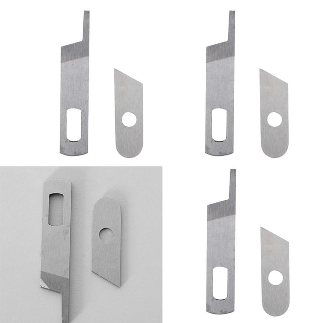 Kits de Cuchillas Superiores e Inferiores de material acero Inoxidable Hojas de Máquinas de Coser 8 Pedazos Hugo Pieza de máquina de coser industrial