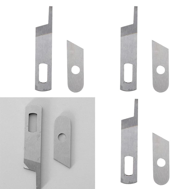 Kits de Cuchillas Superiores e Inferiores de material acero Inoxidable Hojas de Máquinas de Coser 8 Pedazos Hugo Pieza de máquina de coser industrial