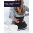 thumbnail image 4 of Geniani Extra Large Electric Heating Pad For Back Pain And Cramps Relief - Auto Shut Off - Soft Heat Pad For Moist Dry Therapy - Heat Patch, 4 of 5