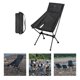 thumbnail image 5 of Heavy Duty Camping libre Sillón Respaldo Sillas Suministros para campamento Asiento Taburete Silla plegable portátil para mochileros 88cmx60cmx96cm Sunnimix  Sillas de exterior, 5 of 8