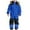 Blue, variant on Snowsuit Children's Boys Ski Suit Ski Overall Winter Warm Snow Overall Windproof Winter Suit with Removable Hood Mud Suit Outdoor Softshell Suit,Kids Clothing,2-3 Years