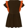 thumbnail image 3 of Girls Preschool Brown Cleveland Browns Too Cute Tri-Blend Dress, 3 of 3