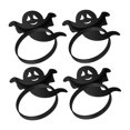 thumbnail image 5 of UEETEK 4Pcs Spooky Napkin Holder Alloy Napkin Buckle Black Table Decor for Families, 5 of 8