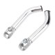 thumbnail image 2 of Agarre De Bicicleta Bicicleta Bicicleta Ciclismo Manillar Extremos Proetctive Claw Bar Manijas (Plata), 2 of 6