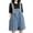 A02^Blue, variant on Women's Ripped Jean Short Overalls Adjustable Denim Bib Overall Shorts Romper Distressed Casual Loose Fit Jumpsuits