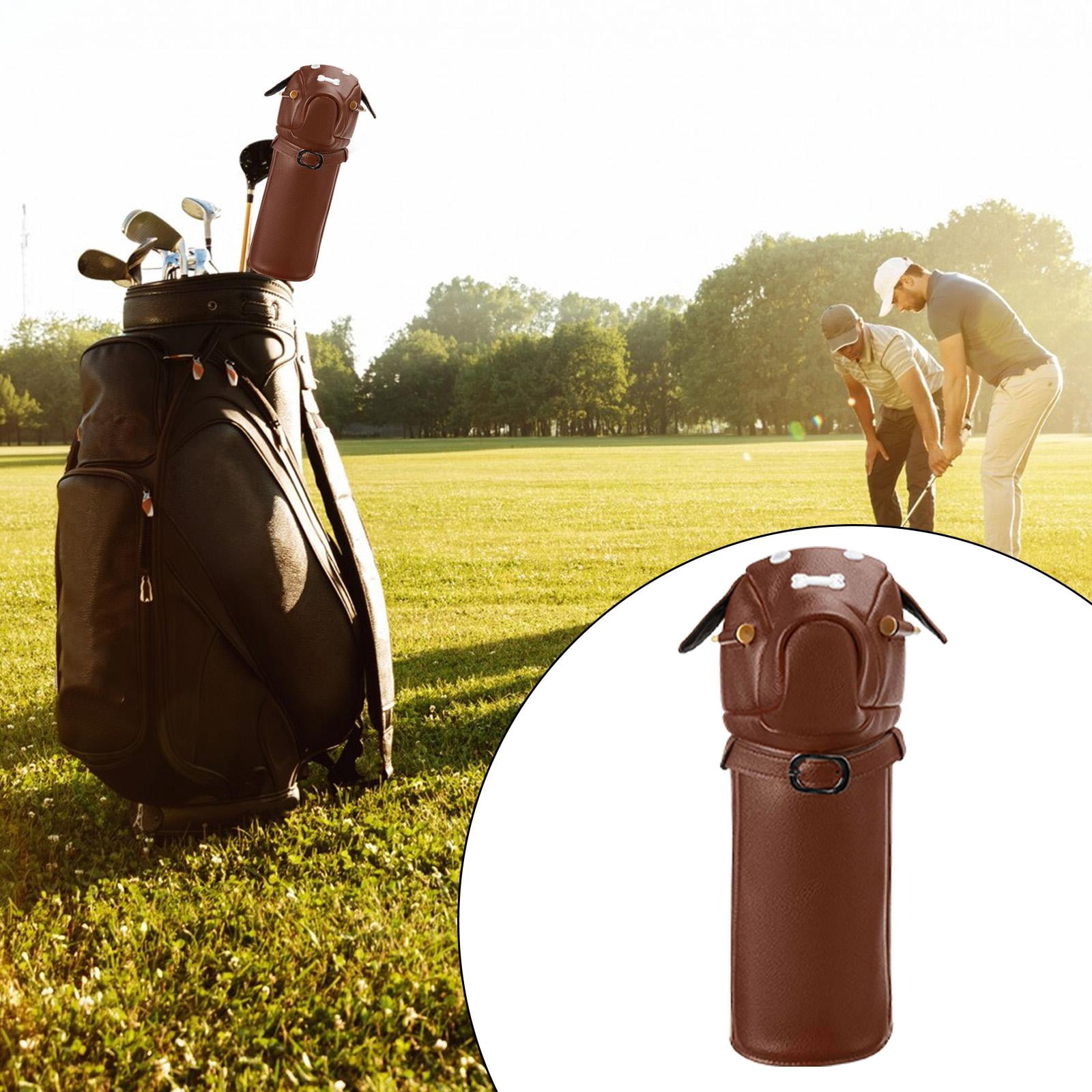 funtasica Club Headcover for Golf And Drivers - Lightweight Gift for Golfers - Scratch-resistant Impact Protection - Practical Protection - Cute dark brown