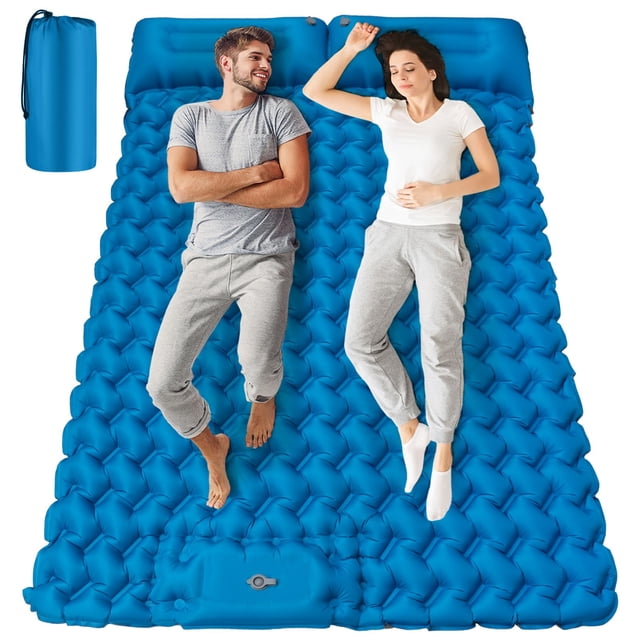 Colchón Inflable para Acampar Seektain para 2 Personas Azul