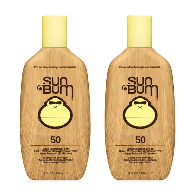 Loción de protección solar Sun Bum Original SPF 50 236 ml, paquete de 2