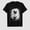 Black-13, variant on Women's Halloween Fun Witch Broom Graphic T-Shirt, 100% Cotton Short Sleeve Shirt
