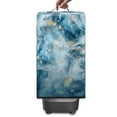 thumbnail image 2 of ZIATUBLES Blue White Marble Print Juicer Cover Canvas Kitchen Appliance Dust Cover with Top Handle Stain Resistant Countertop Decor Accessories, Size S, 8 "W x 8 "D x 17 "H, 2 of 7