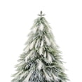 thumbnail image 6 of Snowy Christmas Tree with Pampas Tips-Color:Snow Flocked,Size:6.5ft, 6 of 10