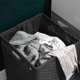 thumbnail image 1 of Cesto de lavandería plegable Lavadero tamaño Organizador de ropa Almacenamiento de ropa sucia Cesto de lavandería para dormitorio Negro Baoblaze  Contenedor de cesta de almacenamiento, 1 of 8
