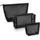 thumbnail image 2 of 3 pcs Multifunctional Cosmetic Bag in Mesh Transparent Mesh, 2 of 5