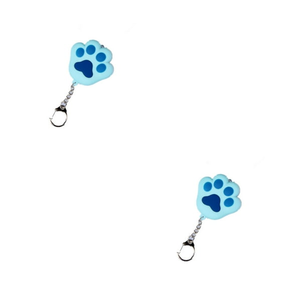 HOMEMAXS  2 Pack LED Light Sound Cat Claw Key Flashlights Ring Keychain Lovers