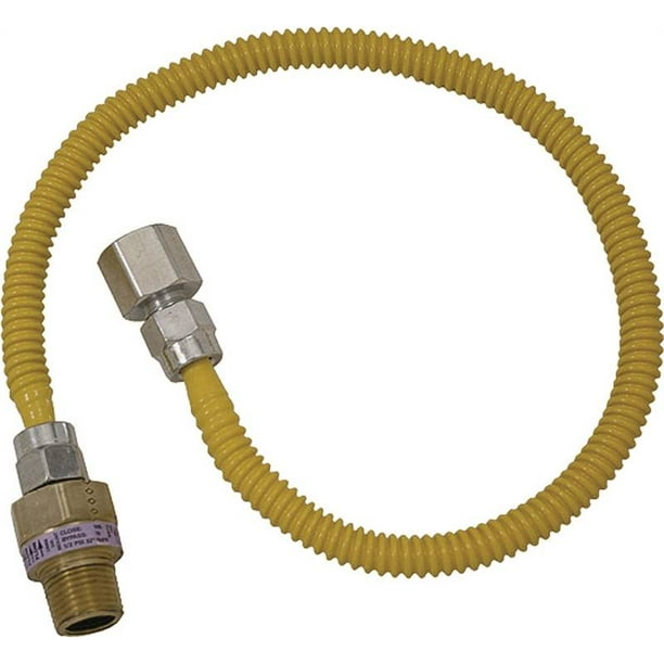 7617640,GAS APPLIANCE CONNECTORS,COATED STAINLESS STEEL WITH FITTINGS