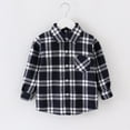 thumbnail image 2 of Edvintorg Toddler Long Sleeve Shirt Baby Boy Girl Plaid Top for Toddler Spring Fall Winter Coat for Kids 12M-10Y Jackets for Kids Girls Children Clothes Boys, 2 of 5