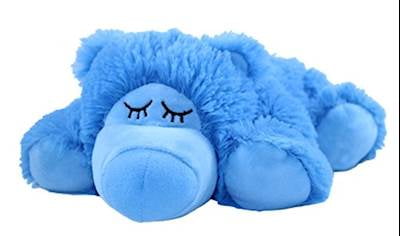SLEEP BLUE BEAR Cozy Plush Heatable Lavender Scented Stuffed Animal 