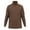 Brown, variant on Men's 100% Interlock Knit Combed Cotton Super-Soft Pre-Washed Ski Casual Droptail Turtleneck Pullover Sweater