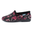 thumbnail image 3 of Lunar Womens Jolly Hearts Slippers, 3 of 6