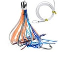 thumbnail image 4 of Mosiee 7 87 Inch Trolling Lure Squid Skirted For Saltwater For Deep Sea Fishing, 4 of 7