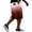 Wine, variant on Mens Baggy Shorts Drawstring Elastic Waist Gradient Cargo Shorts Summer Causal Sport Shorts with Multi-Pockets, 5XL