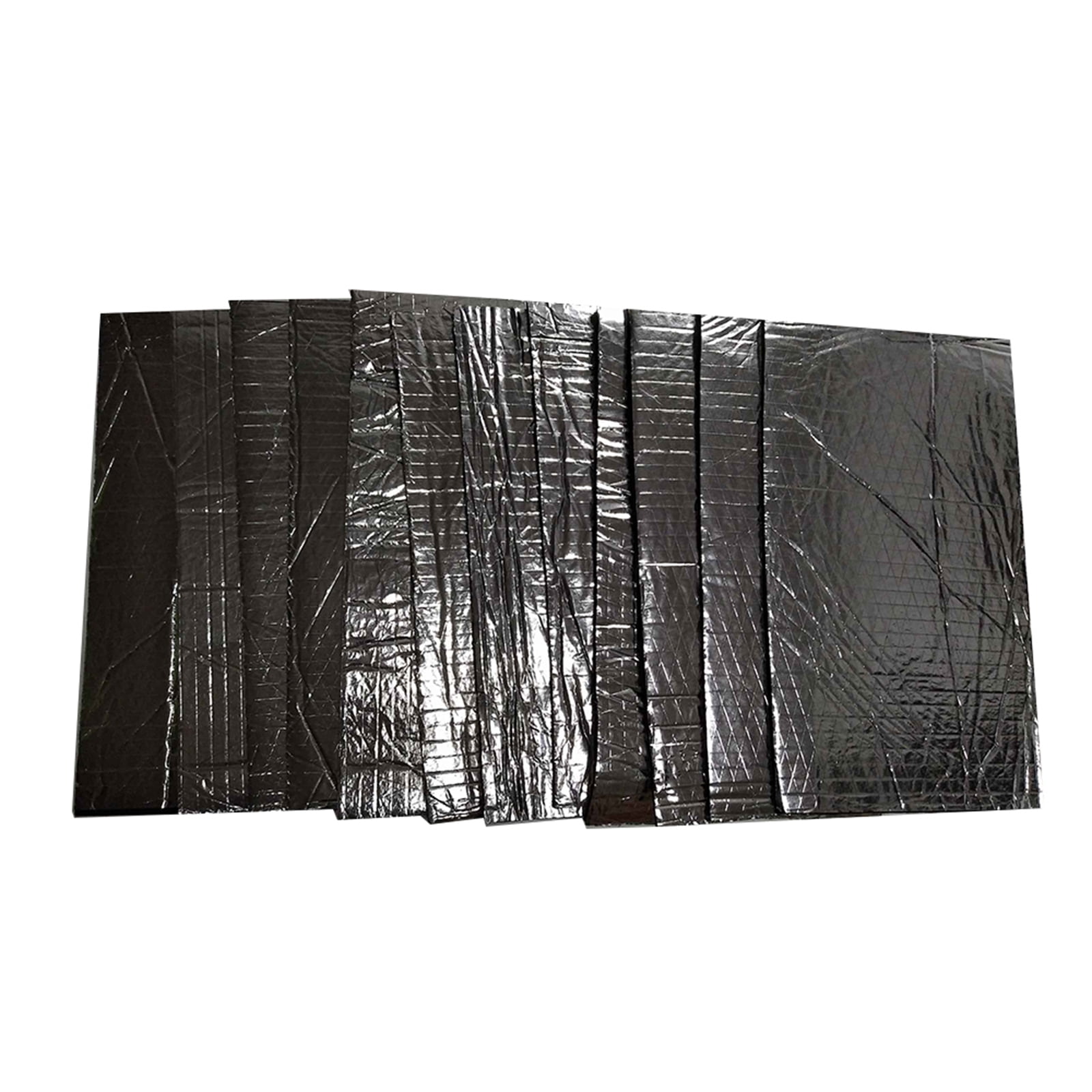 12PCS 5mm Car Firewall Sound Deadener Heat Insulation Audio Noise Insulation Deadening Material
