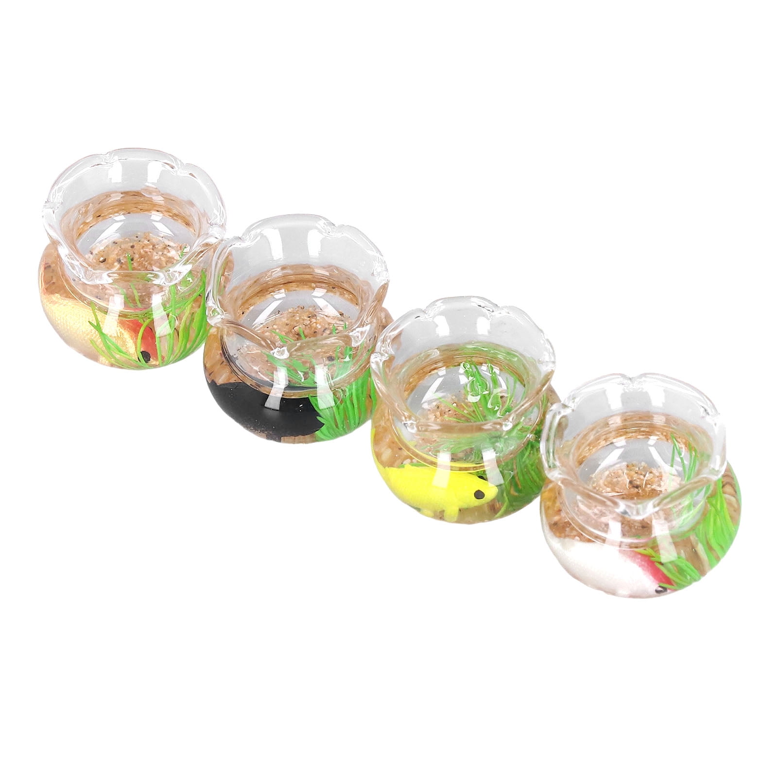 Acuario Pequeño De Acrílico De Tres áreas, Mini Pecera, Para Betta Para Peces Pequenos Morado Acuario Pequeño De Acrílico De Tres áreas, Mini Pecera, Para Betta Para Peces Pequenos Morado