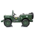 thumbnail image 5 of 24V Military Willy Jeep Style 3 Seater Electric Kids Ride On Cars with RC, 5 of 5