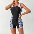 thumbnail image 5 of Levmjia Women's One Piece Swimsuit Sleeveless Printed Tummy Control Ruffle With Adjustable Straps For Beach Vacation Pool Party Sports Swimming, 5 of 7
