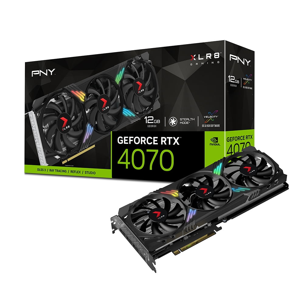 PNY GeForce RTX™ 4060 8GB XLR8 Gaming VERTO RGB Triple Fan