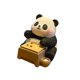 thumbnail image 5 of Figura de panda, adorno de mesa, decoración para el salpicadero del coche, escultura de animal para escritorio, mesa, centro de mesa, sala de estar, Estilo D, 5 of 8