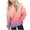 Pink, variant on Cmfcve Children's Pullover Hoodies 4-14 Unisex Kids Gradient Print Athletic Sweatshirts Long Sleeves Soft Fleece Jacket with Pockets