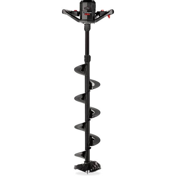StrikeMaster Lite-Flite Auger, 24V bcuade Ice Auger with Lightweight Design for Efficient Drilling