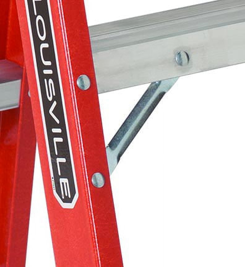 Louisville Ladder 10-Foot Fiberglass Step Ladder 375-Pound Capacity FS1410HD