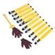 thumbnail image 3 of Cadena de nieve para neumáticos, 10 piezas Cadena de nieve antideslizante para conducción de automóviles y camiones Solución innovadora, 3 of 9