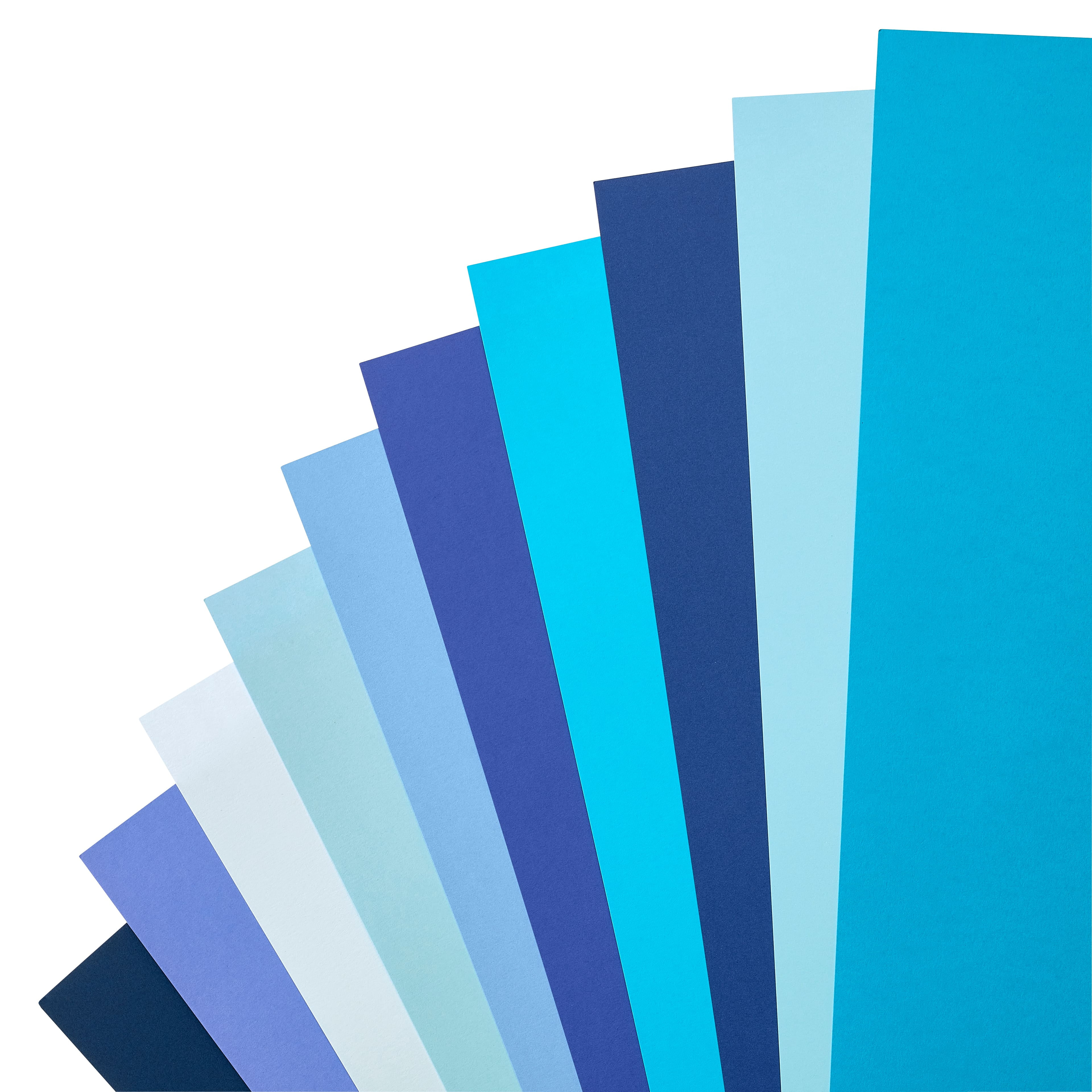 ARTIC BLUE 12x12 Smooth Light Blue Cardstock - Lessebo Colors