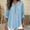 Light Blue, variant on Olyvenn Womens Button Down Shirts Long Sleeve Loose Casual Collared Office Business Work Blouses 2025 Fashion Fall Tops Green M