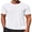 White, variant on COOFANDY Men's Swim Shirt Short Sleeve UPF 50+ Sun Shirt Rash Guard T-Shirts Quick Dry Beach Shirts Breathable