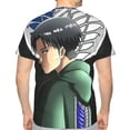 thumbnail image 7 of Attack On Titan Men's Short-Sleeve T-Shirt Summer Casual Tee Top Breathable Crewneck T-Shirt Large, 7 of 7