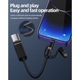 thumbnail image 2 of USB C Lightning Micro USB Male to USB Female Adapter(3in1)Type C OTG 3.0 Cable for iPhone 16 15 14 Pro Max MacBook for iPad for Apple USB-A Flash Drive Camera Compatible for Samsung S25 Car Converter, 2 of 7
