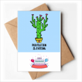 thumbnail image 1 of perfection is bo cactus Happy Birthday Greeting Cards Envelopes Blank, 1 of 3